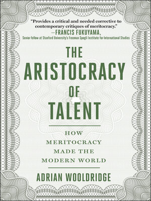 cover image of The Aristocracy of Talent